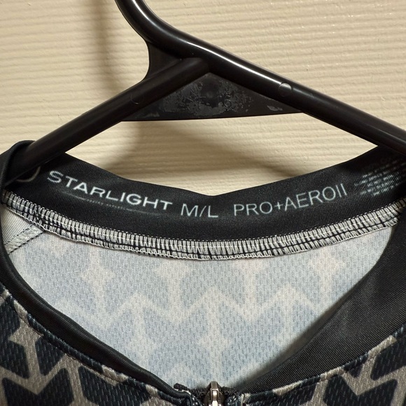 Starlight Men's Black and Gray Cycling Shirt M/L - Picture 3 of 3